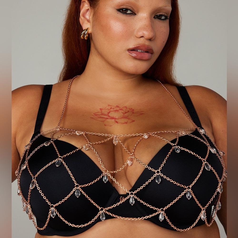 nwt savage x chain bralette